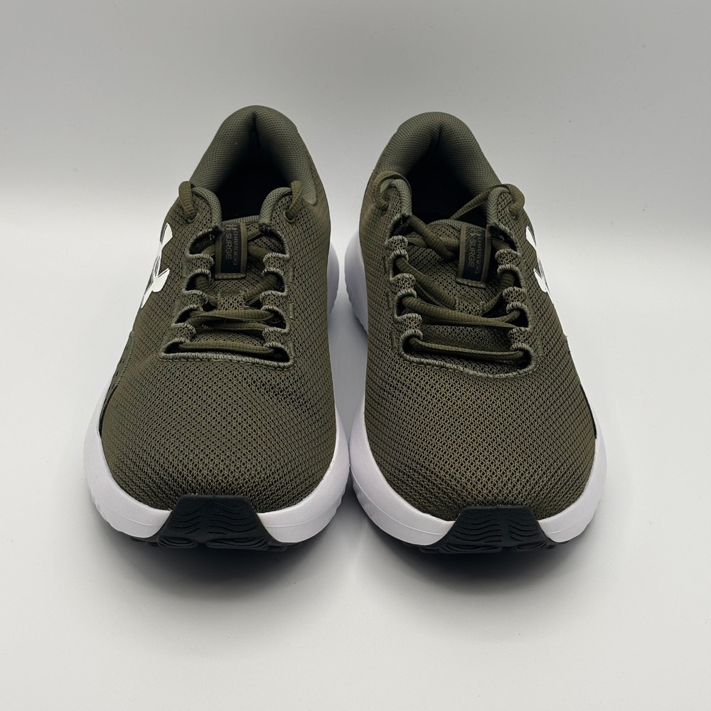 Under Armour Charged Surge 4 Shoes Mens Size 10 Green White Running 3027000-301 - Picture 3 of 8